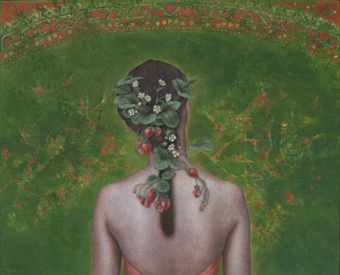 いちごの髪飾り｜2024